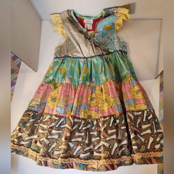 Matilda Jane Other - Matilda Jane dress sz 6 girls butterfly shoes key floral 2013 bird